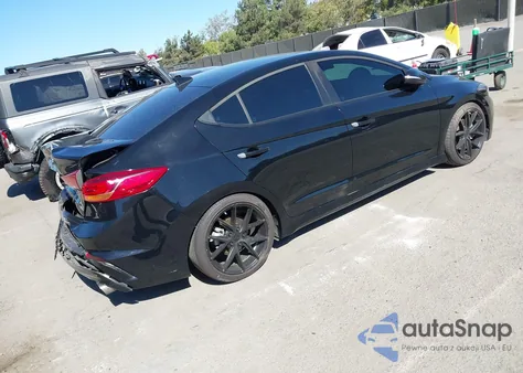 2018 Hyundai Elantra Sport from USA, damaged, VIN KMHD04LB0JU704226
